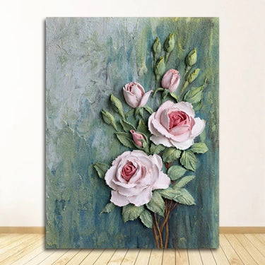Elegant Scandinavian Flower Canvas Art - InspiredGrabs.com
